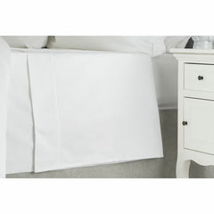 Belledorm Egyptian Cotton 1000 Thread Count White Flat Sheet, in 2 Sizes