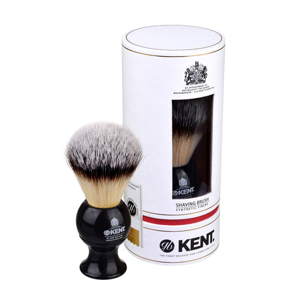 Kent Large Synthetic Shaving Brush, Black