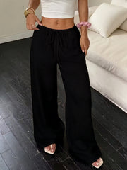 Two-Piece Set Women'S Elegant Trousers Casual Straight-Leg Pants