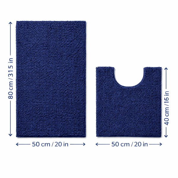 1pc Chenille Bath Mat – Soft Chenille Rug with Non-Slip Backing, Stylish Bathroom Rug, Machine Washable Bath Mat, Non-Slip Area Rug for Home Use