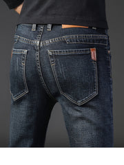 New Summer Men's Denim Business Pants for Men