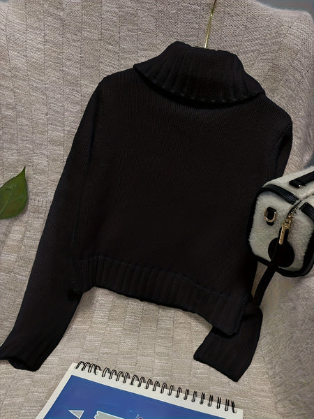 Christmas Women's Elegant Cardigan - Front Zipper & Multi Buttons, Stand-Up Collar Sweater, Structured Fit for Office, Party, Everyday - All-Season Chic Outerwear, Office Wear, Textured Knitwear, Ribbed Texture, Stylish Coverup, Working Professionals
