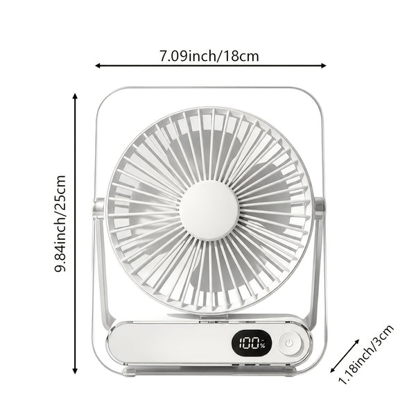 USB Powered Desktop Fan, Ultra Quiet High Speed Mini Table Fan, Suitable for Bedrooms, Offices, And Travel