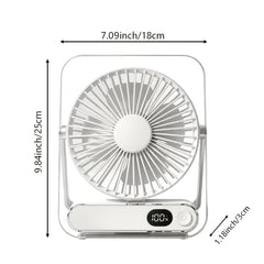 USB Powered Desktop Fan, Ultra Quiet High Speed Mini Table Fan, Suitable for Bedrooms, Offices, And Travel