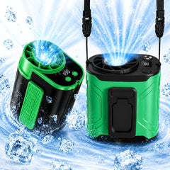 Rechargeable Waist Fan, 5-In-1 Portable Clamp Fan, 199 Speed Settings, with LED Digital Display, Night Light, 5 Blades, Lightweight And Quiet Personal Fan, Father'S Day Gift, Suitable for Office, Walking, Traveling And Outdoor Work