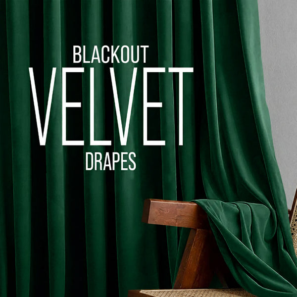 2pc Luxury Velvet Curtain Panels with Free Matching Velvet Cushion Cover – Thermal Insulated Grommet Top Drapes, Energy Saving Curtain Panels for Bedroom & Living Room Home Decor, Perfect Holiday Gift