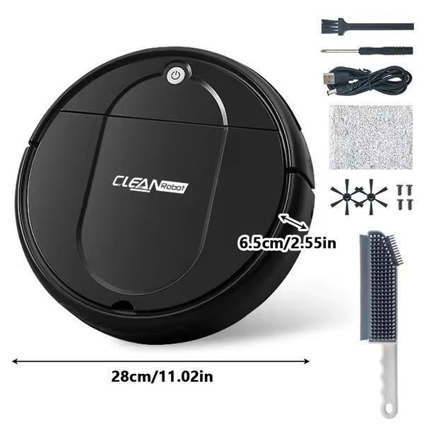 4 Motor Powerful Robot Vacuum and Mop Self Cleaning Station Uses Only Water for Strong Scrubbing and Suction