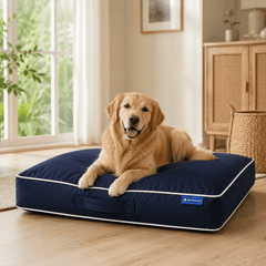 4B Waterproof PetRest Dog Bed Soft Washable Pet Cushion for Small Medium and Large Dogs Indoor Use