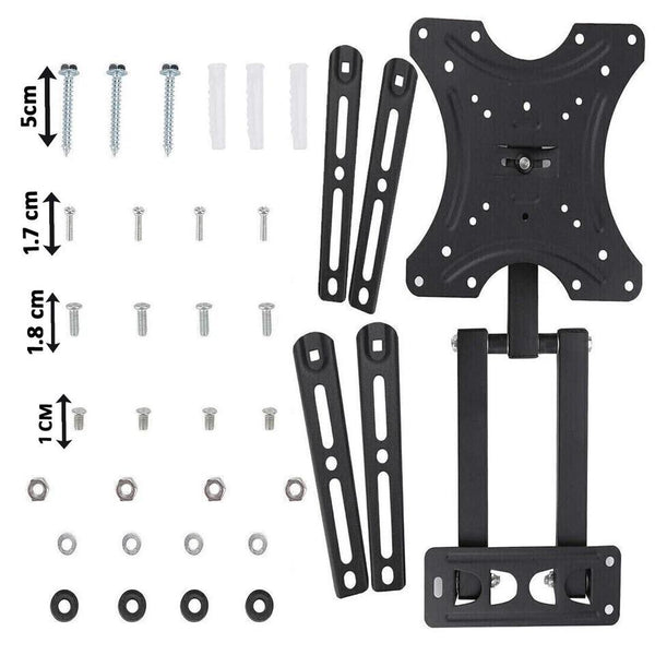TV Wall Mount Bracket Tilt Swivel Arm 14-55