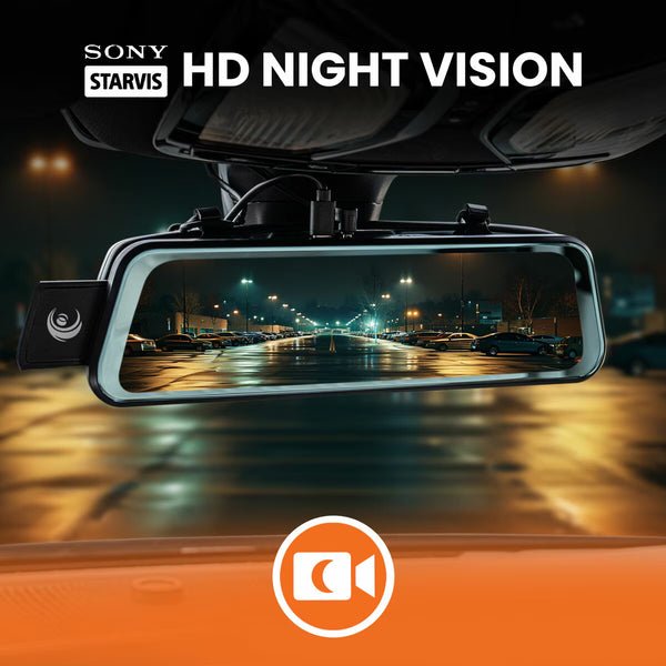 Road Angel Halo View 3 4K Mirror & Rear Dash Cam
