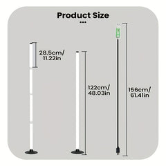 Smart LED Floor Lamp RGBICB Mood Ambient Light Modern Minimalist Backlight with Dual Control via App/Remote | Home Office Decorative Bedside Lamp for Gaming Room, Study, Holiday Birthday Gift, Halloween Christmas Decoration