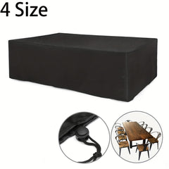 Garden Patio Outdoor Furniture Sofa Couch Chair Table Covers Black