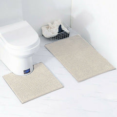 2-Piece Loop Bath Mat Set – Soft, Absorbent, and Quick-Drying Bathroom Mats with Non-Slip Backing for Safe, Comfortable, and Stylish Everyday Use