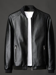 New Jacket, American Style Men's Coat, Men's Jacket, Youth Motorcycle Jacket, Baseball Collar Workwear Jacket, Business Gentleman's Men's Fashion, Trendy, Comfortable, Casual, Versatile, Slimming and Height-Enhancing, Streetwear Brand Jacket