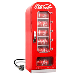 Coca Cola 5L Mini Fridge 10 Can Portable Vending Machine in Red