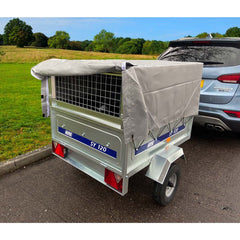 Maypole SY120 Medium Trailer with High Side Mesh Extension Kit & PVC Cover