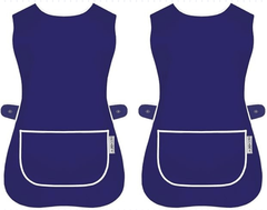 Pack of 2 Tabard Apron | Aprons for Men, Women, and Ladies | Professional Cooking Aprons with 2 Pockets | Adjustable Kitchen Apron for Baking, BBQ, Grilling, Gardening, Crafting, Cleaning, Painting, Barista, Restaurant Work | Cute & Stylish Gift Apron for