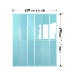 10 Sheets 1mm Thickness Tiles Self Adhesive Wall Tiles, Tile Stickers for Kitchen & Bathroom, Stick on Tiles, Peel and Stick splashback 29cm x 22.9cm