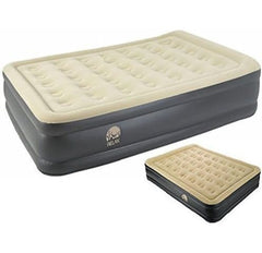 Trendi DELUXE INFLATABLE HIGH RAISED SINGLE AND DOUBLE AIR BED MATTRESS AIRBED W BUILT IN ELECTRIC PUMP