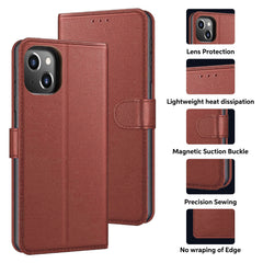 Luxury Case for iPhone 16 Pro Max Plus, 15 Pro Max Plus, 14 Pro Max Plus, 13 Pro Max mini, 12 Pro Max Mini, 11 Pro Max XS MAX XS X SE 8 Plus 7 Plus 6 6S PlusLeather Phone Case Cover, PU Faux Leather Wallet Book Folio Flip Magnetic Shockproof Case with Car