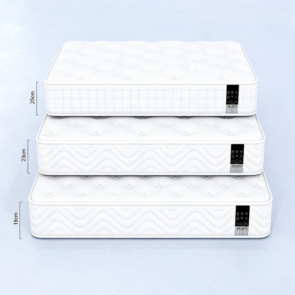Single/Double Mattress 3FT/4FT6/5FT | Bonnell Spring Cooltouch Breathable Cover, Plush Comfort Support, 19/23/25cm Deep Value Mattress, Oyajia Brand