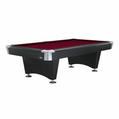 Installed Brunswick Black Wolf Pool Table in 2 Sizes
