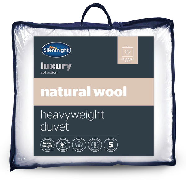 Silentnight Natural Wool Heavyweight Duvet in 3 Sizes