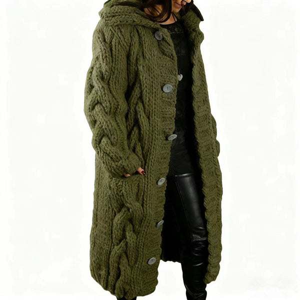 2025 New Fashionable Loose Cardigan for Women in Europe And America, Casual Long Sweater Jacket