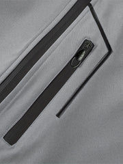 Men'S Casual Bomber Jacket | Spring-Autumn, Non-Stretch, Baseball Collar, Multiple Pockets, Zipper Closure