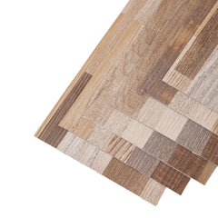 36pcs - 2mm Thickened PVC Self-adhesive Flooring, Silent Wood-grain Effect Floor Tiles with Wear-resistant UV Coating for Easy Cleaning. Specifically Designed for Pet Dens, Kitchens, Balconies, Bedrooms and Rental Property Refurbishments To Enhance Home C