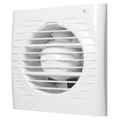 Standard 125mm Duct Size White Ventilation Fan Bathroom Air Flow Kitchen Extractor