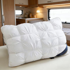 Pack of 2/1 Neck Support Pillow Cores, Hotel Quality Pillows, Moisture-Absorbent & Breathable Pillows, Comfortable Sleep Bedding for Bedrooms, Living Rooms & Home Decoration, Fashionable & Simple Style-740g/1480g
