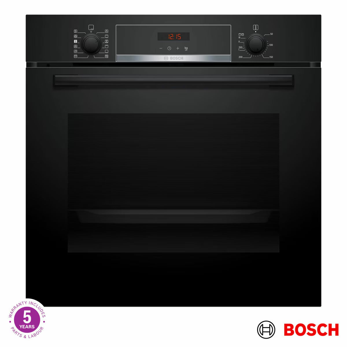 Bosch Series 4 HQA574BB3B Built in Single Oven, A+ Rated in Black
