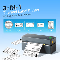 PL80EB 4x6 Wireless Thermal Shipping Label Printer For Small Business Compatible With Smartphone And Computer Used For Shipping Labels, Thermal Label Printer, For E-commerce, Warehouse, And Office Use Freight