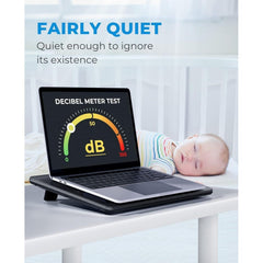 Laptop Cooling Pad 3/5 Fans Adjustable Stand USB Quiet Cooler with LED for 12–17 Inch Notebook