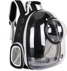 Sipobuy Pet Space Capsule Backpack, Small Medium Cat Puppy Dog Carrier, Transparent Breathable Heat Proof, Pet Carrier for Travel Hiking Walking Camping (Pink)