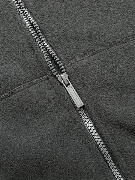 Autumn/Winter Hooded Cardigan Sweatshirt for Men and Women, Thickened Polar Sweatshirt Jacket