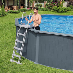 Bestway® Hydrium™ 18Ft (5.4M) round Steel Wall above Ground Pool Set