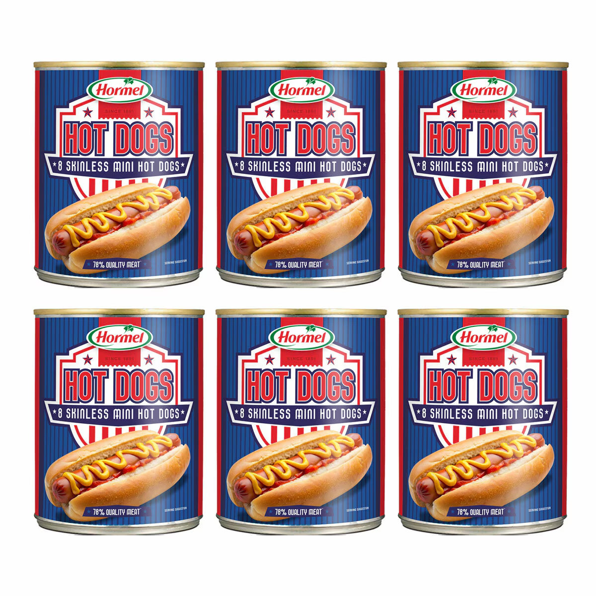 Hormel Hot Dogs, 6X405G