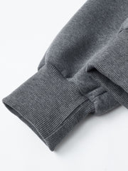 5pcs Men's Fleece Lined Solid Jogger Sweatpants With Drawstring, Casual Warm Sporty Trousers As Gift