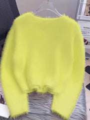 Premium Warm Faux Mink Sweater