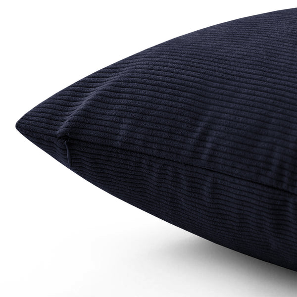 1pc Stripe Velvet Cushion Cover – Soft Luxury Cushion Case, Modern Textured Design, Machine Washable for Sofa & Bedroom Decor, Ideal Gift