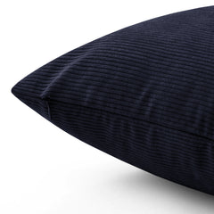 1pc Stripe Velvet Cushion Cover – Soft Luxury Cushion Case, Modern Textured Design, Machine Washable for Sofa & Bedroom Decor, Ideal Gift