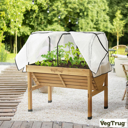 Vegtrug Planter 1.2M + Greenhouse Frame & Cover
