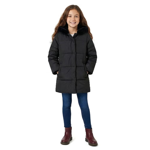 Andy & Evan Girls Back to School/Weekend Parka in Black