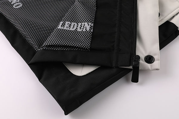 Men's Fashion New Jacket Men's Spring Autumn Thin Casual Multi-Pocket Outdoor High Quality Jacket Coat Men Detachable Hood Outdoor Trendy Design Waist Double Pocket Jacket