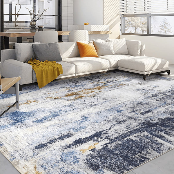 1pc Area Rug Modern Abstract Living Room Boho Art Bedroom Dining Room Nursery Lounge Home Office Grey/ , Home Practical Carpet Round and Rectangular