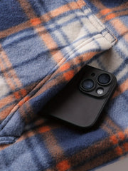 Jacket for Men Heavyweight Fleece Hoodies Thick Sherpa Lined Flannel Plaid Shirt Jacket