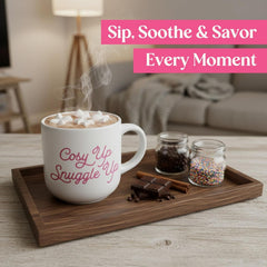 Mother'S Day Gift for Her - Birthday Pamper Gifts for Women with Hot Water Bottle Belt, Socks, Mug, Candle, Sleep Mask, & Colouring Book with Pencil, Self Care Box