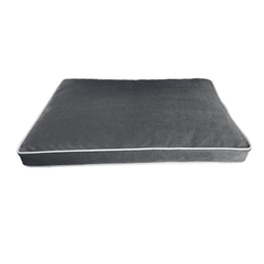 Waterproof Dog Bed, Plush Dog Mattress, Charcoal, Machine Washable, Medium & Large Sized, Cozy Dog Bed, Dog Sleeping Mattress